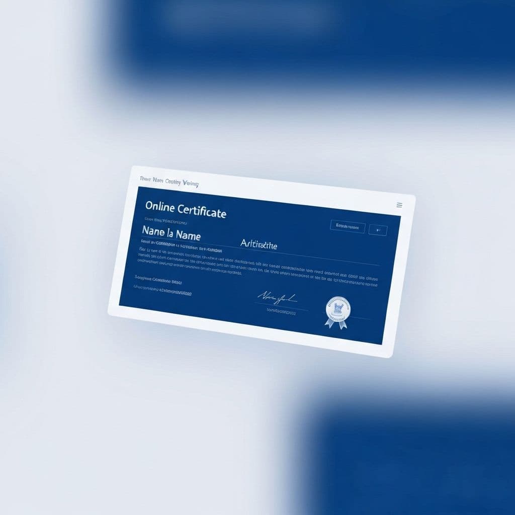 Getting your certificate after completing a course thumbnail